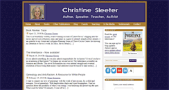 Desktop Screenshot of christinesleeter.org
