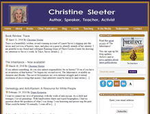 Tablet Screenshot of christinesleeter.org